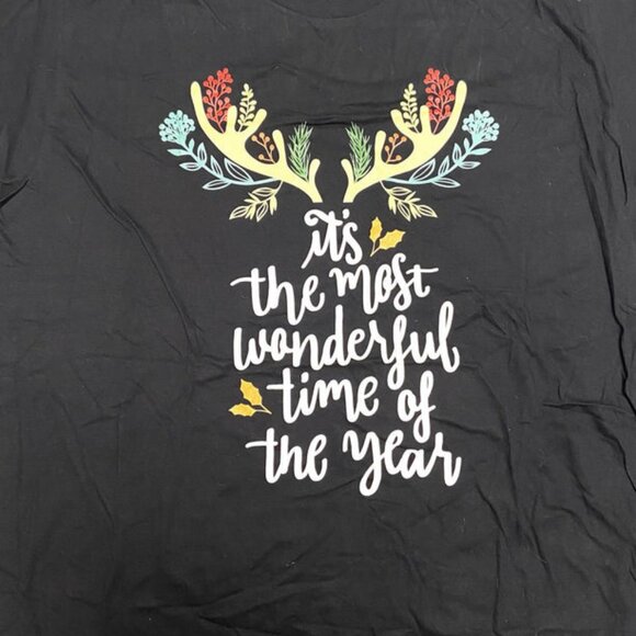 "It's the Most Wonderful Time..." Adult NOS 3XL Black T-Shirt - Picture 1 of 5